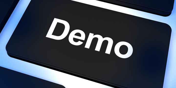 Demo schermafbeelding